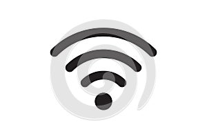 Wi Fi symbol signal connection. Vector wireless internet technology sign. Wifi network communication icon