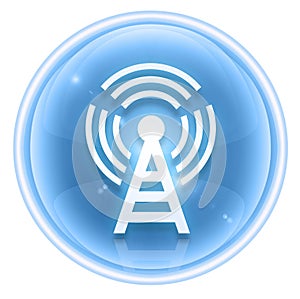 WI-FI tower icon ice