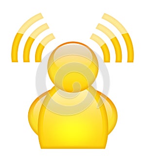 Wi-fi user icon
