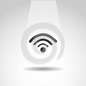 wi fi vector sign   wi fi simple icon