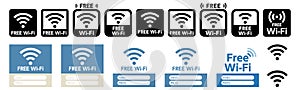 Wi-Fi wireless internet network connection icon isolated vector on white background