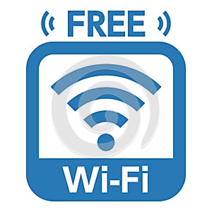 Wi-Fi wireless internet network connection icon isolated vector on white background