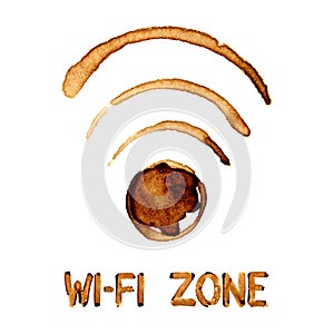 Wi-Fi zone sign