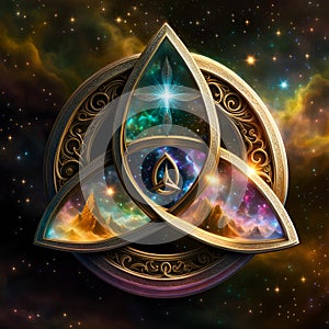 Wiccan Triquetra - Trinity Knot