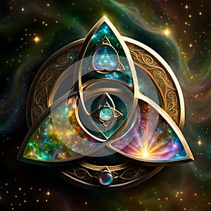 Wiccan Triquetra - Trinity Knot