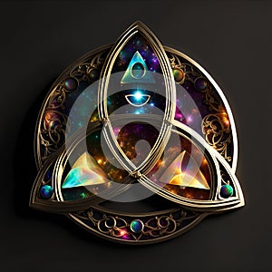 Wiccan Triquetra - Trinity Knot