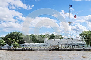 Wichai prasit fort, Chao phraya river side, Bangkok, thailand