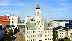 Wichita, Drone View, Wichita-Sedgwick County Historical Museum, Kansas