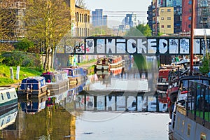 WIcked bridge in Hackney Wick