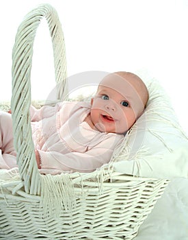 Wicker Basket Baby