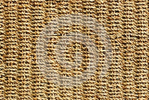 Wicker basket with original pattern