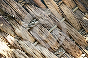 Wicker basket weave texture, background.