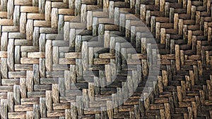 Wicker basket weave texture