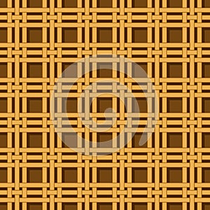 Wicker basket weaving pattern seamless texture