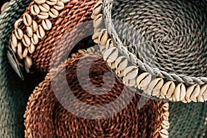 Wicker basket. photo