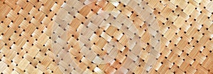 Wicker basket or woven basket texture and pattern, Bamboo woven textured, detail handcraft bamboo weaving texture background