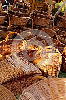 Wicker baskets handmade 2