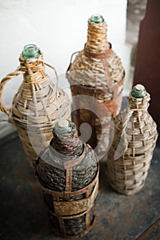 Wicker Bottle Carriers