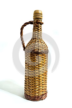 Wicker bottle of wine