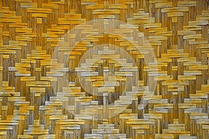 Wicker braided bamboo wall texture