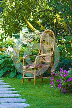 Wicker chair