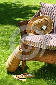 Wicker chair