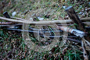 Wicker fence