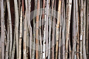 Wicker Fence Background