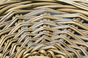 Wicker panels made of twigs