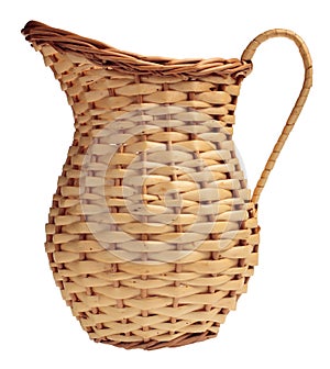 Wicker pitcher