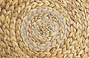 Wicker place mat background