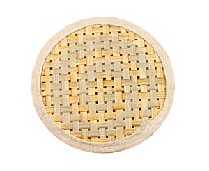 Wicker placemat isolated