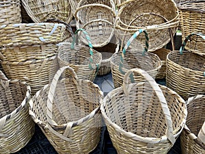 wicker straw baskets for sale