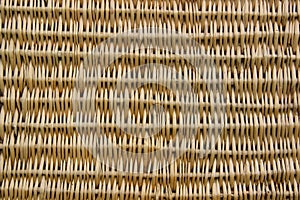 Wickerwork background. Wicker wooden texture.