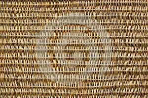 Wickerwork background. Wicker wooden texture.