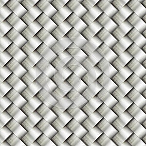 Wickerwork metal pattern background