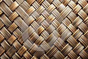 Wickerwork metal pattern background or texture
