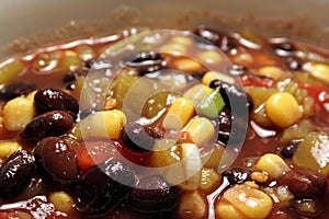 Wide Angle Black Bean Soup