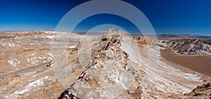 Wide gigapan panorama of Moon valley crest in Atacama photo