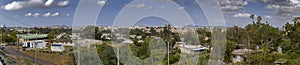 Wide angle view of community of Cerro Gordo in Bayamon Puerto Rico photo