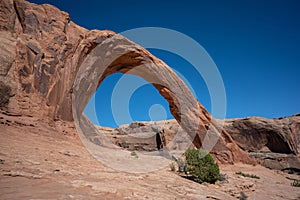 Wide angle view of Corona Arch
