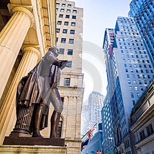 Wide-angle view of the New York Stock Exchange