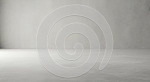 Empty Concrete Room Interior Background