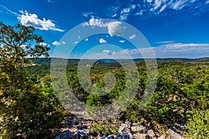 Wide Angle View of the Texas Hill Country