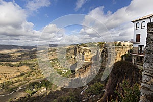 Wide beautiful views of Ronda village