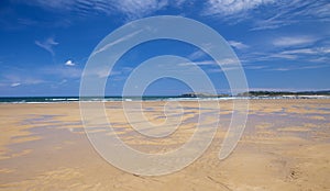 Wide expanse of sand at El Puntal