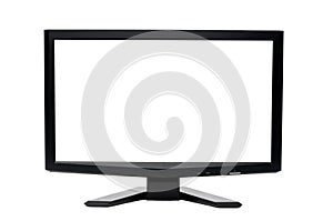 Wide flat screen LCD computer monitor