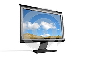 Wide flatscreen TV/Monitor photo
