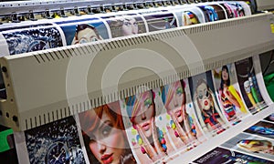 Wide format digital ink jet printer