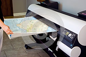 Wide Format Printer (Plotter) photo